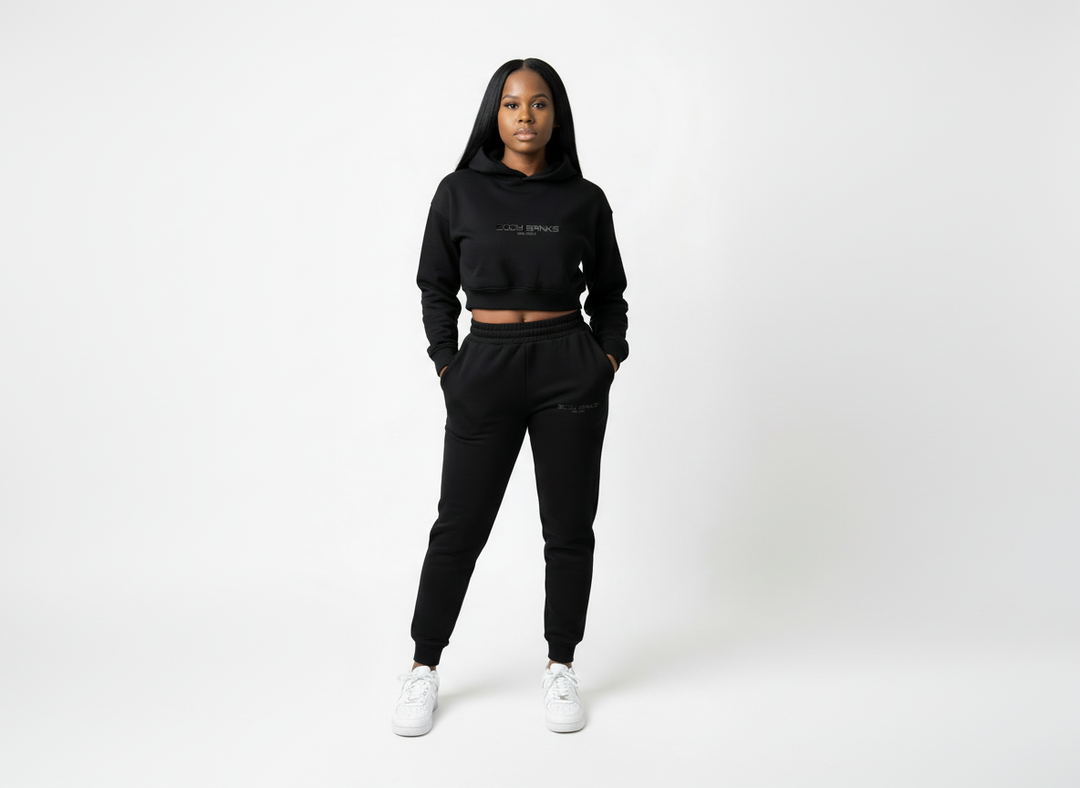 Black Reign All Black Hoodie Set